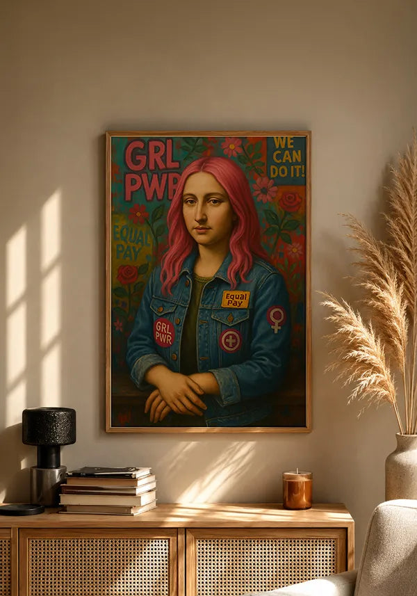 Quadro Monalisa Feminista