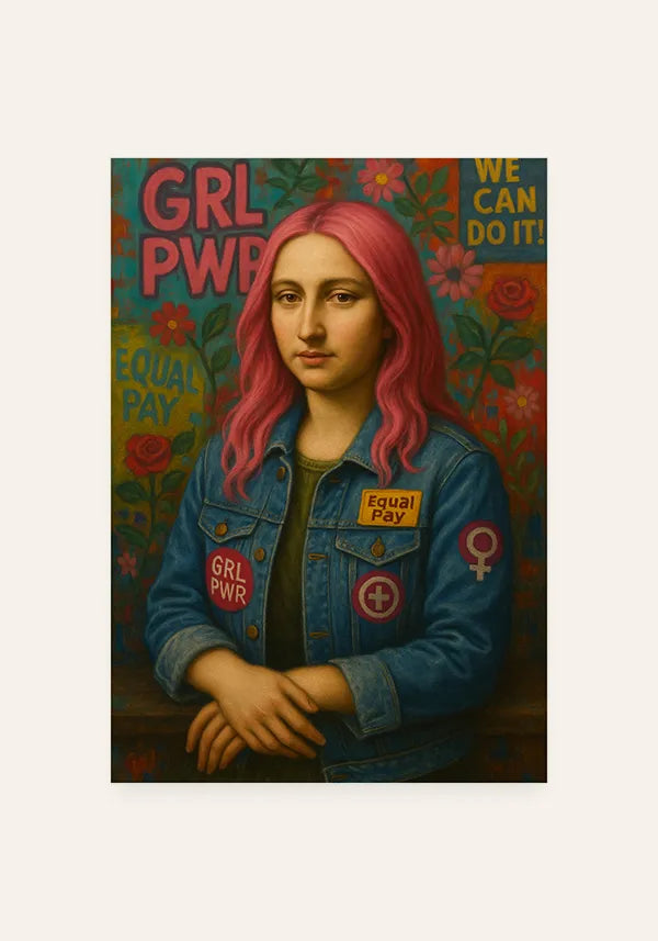Quadro Monalisa Feminista