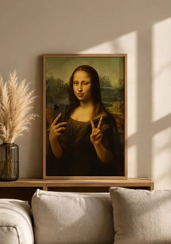 Quadro Monalista Selfie