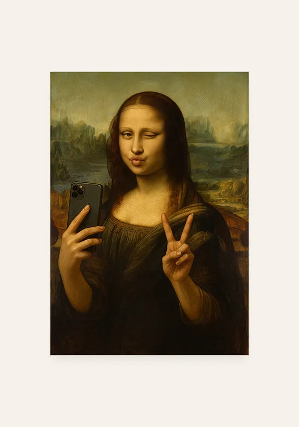 Quadro Monalista Selfie