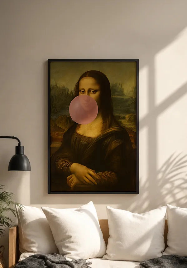Quadro Monalista com Chiclete