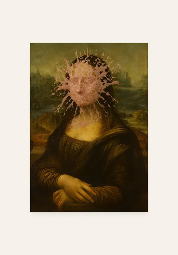Quadro Monalista Chiclete Estourado