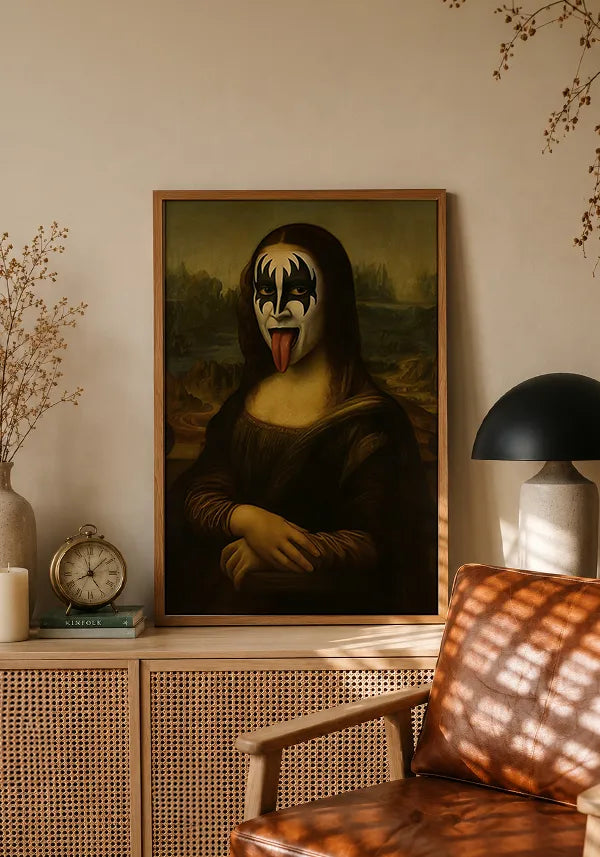Quadro Monalisa Kiss
