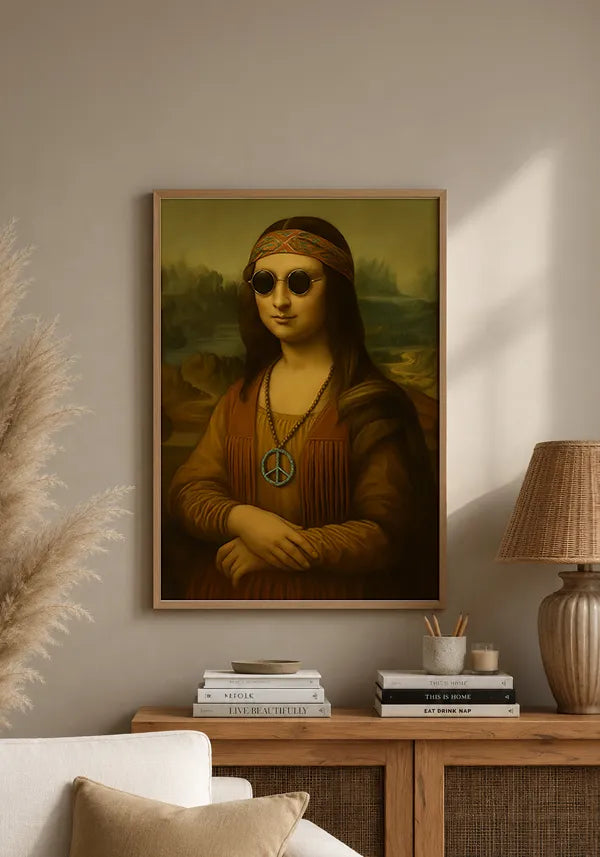 Quadro Monalista Hippie
