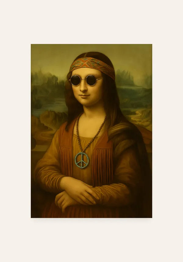 Quadro Monalista Hippie