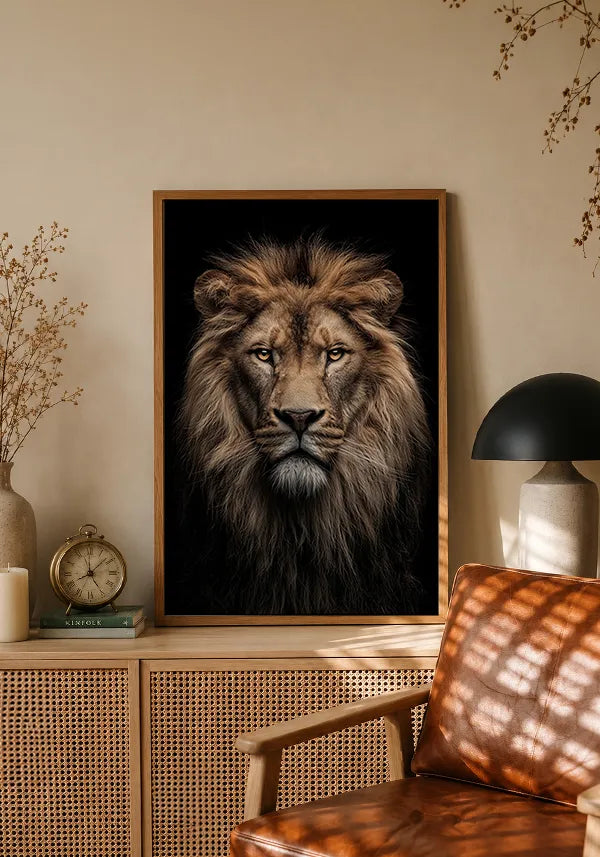 Quadro Decorativo Leão