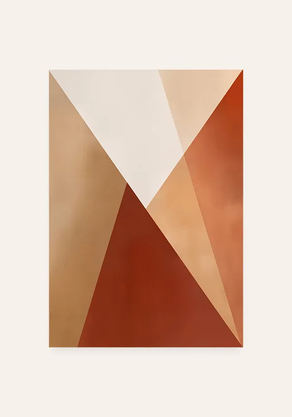 Quadro Abstrato Tons Terrosos I