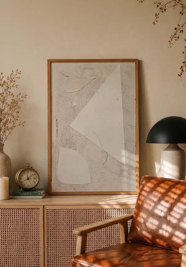 Quadro Estilo Recortes Minimalistas em Tons Neutros I