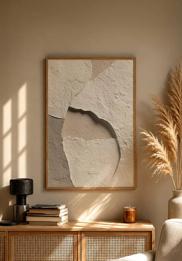Quadro Estilo Recortes Orgânicos Off-White I
