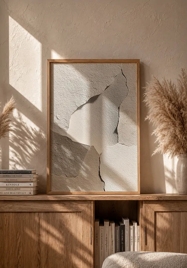 Quadro Estilo Recortes Orgânicos Off-White II