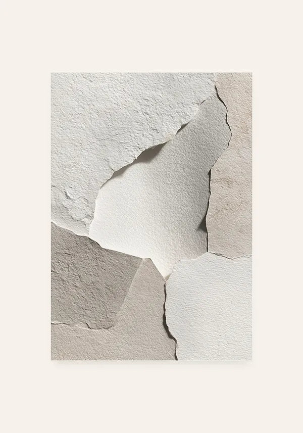 Quadro Estilo Recortes Orgânicos Off-White II