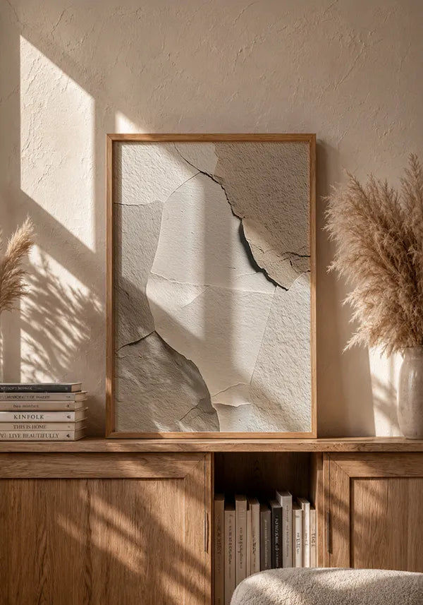 Quadro Estilo Recortes Orgânicos Off-White IV