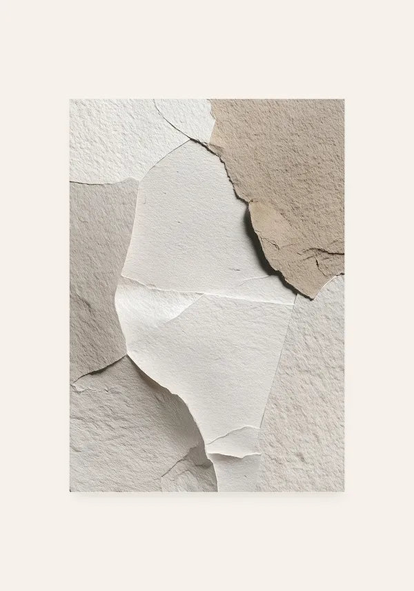 Quadro Estilo Recortes Orgânicos Off-White IV