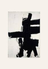 Quadro Abstrato Contraste em Preto IV