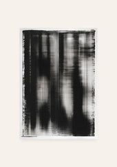 Quadro Abstrato Efeito Ruído em Preto I