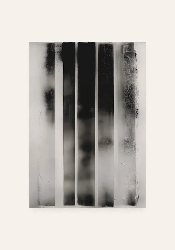 Quadro Abstrato Moderno em Preto II