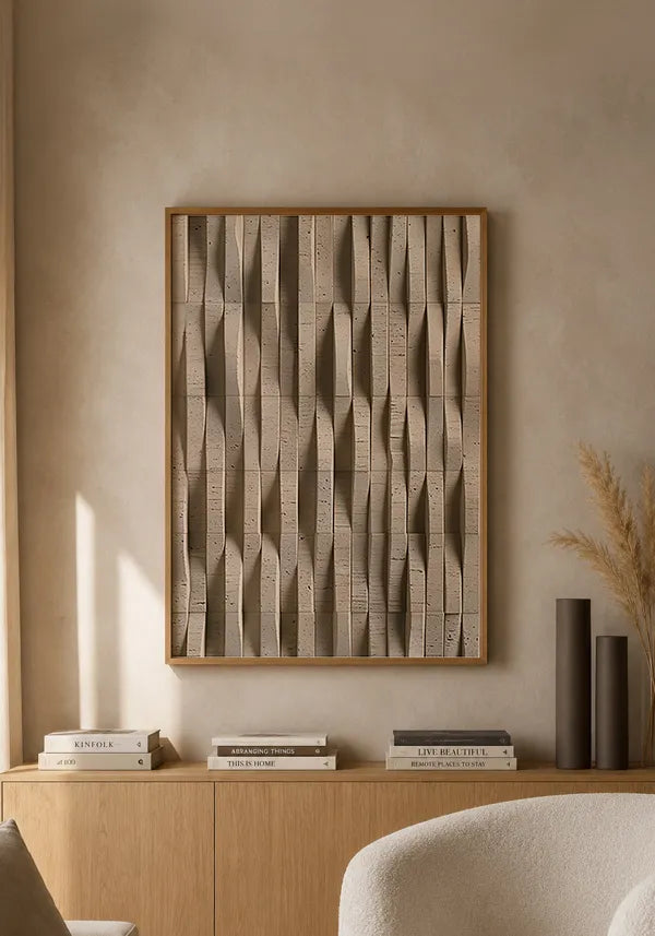 Quadro Ondas de Cimento I