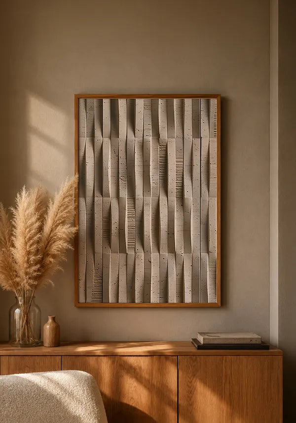 Quadro Ondas de Cimento II