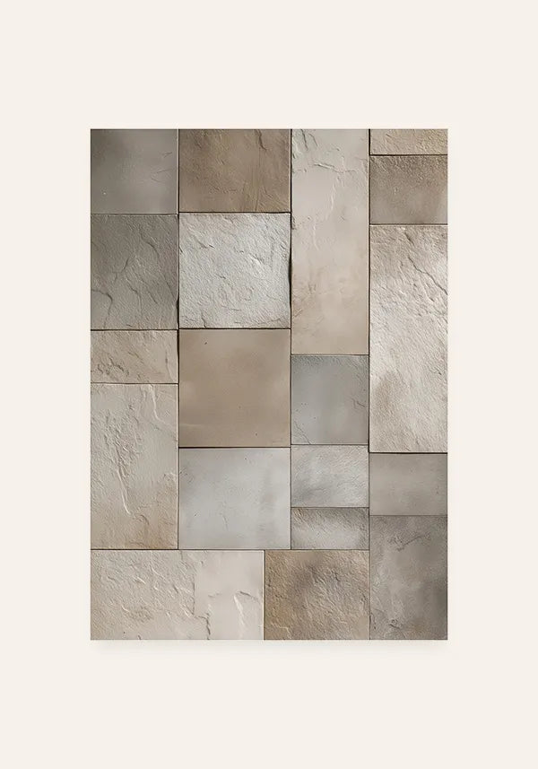 Quadro Mosaico Mineral em Concreto II