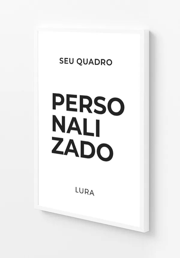 Acabamento Canvas com Moldura Preta