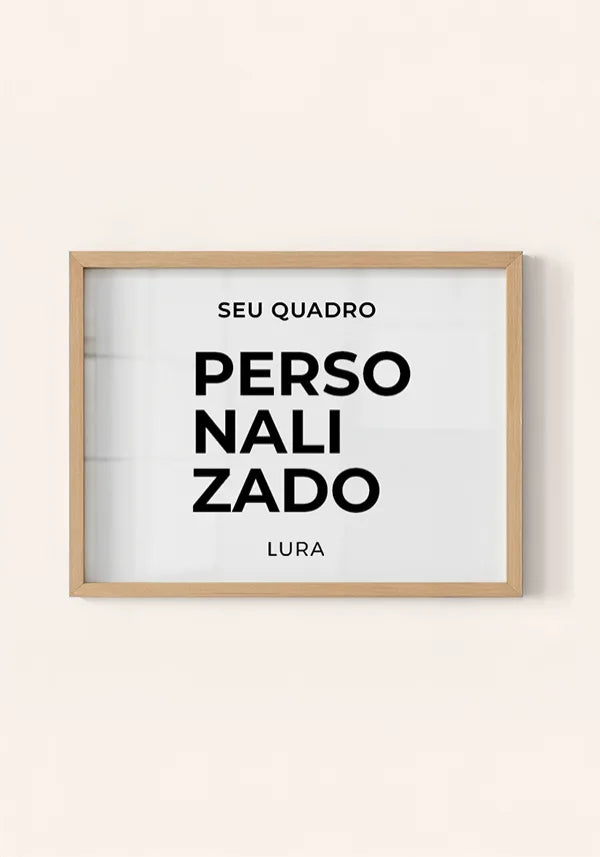 Quadro Personalizado Horizontal