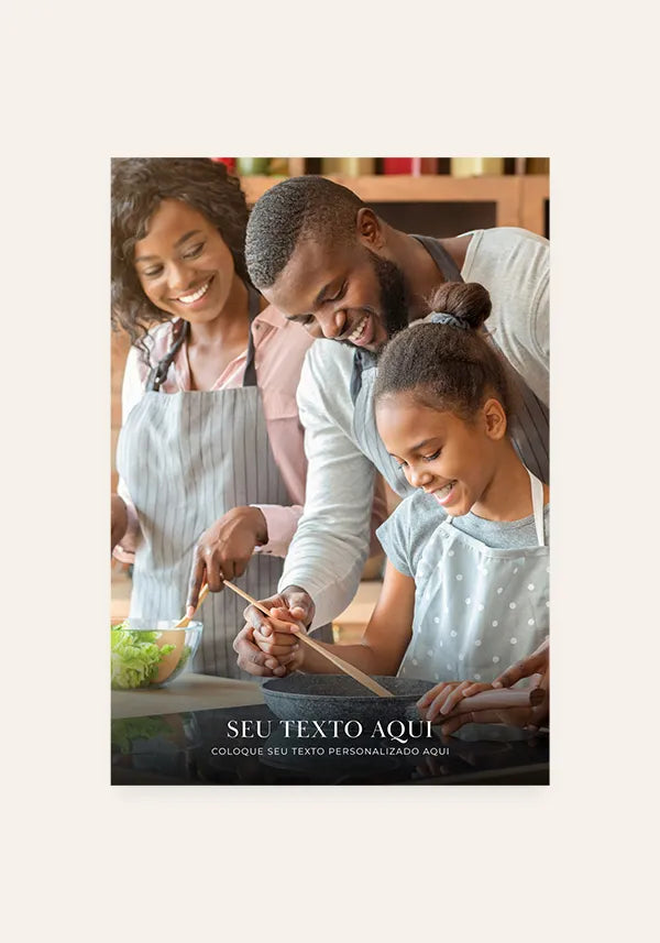 Quadro Personalizado com Foto e Texto - Modelo 6